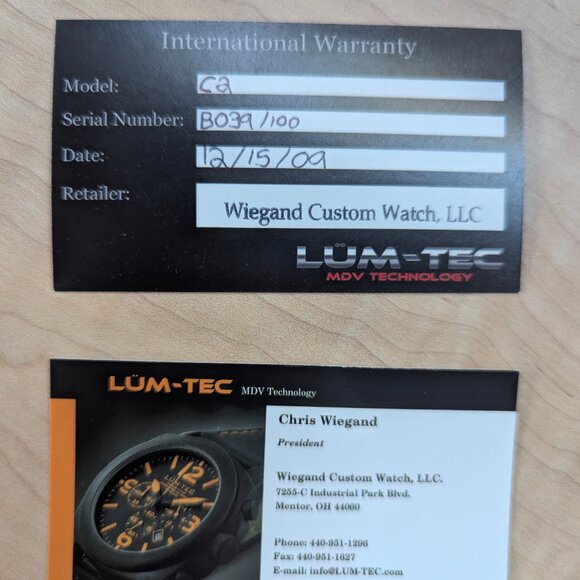 LUM-TEC C2 Automatic Watch - Picture 7 of 9